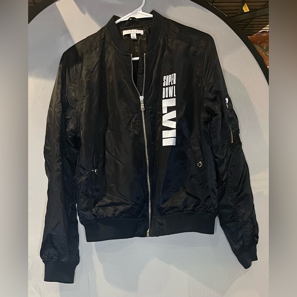 Super Bowl LVII Black Bomber Jacket